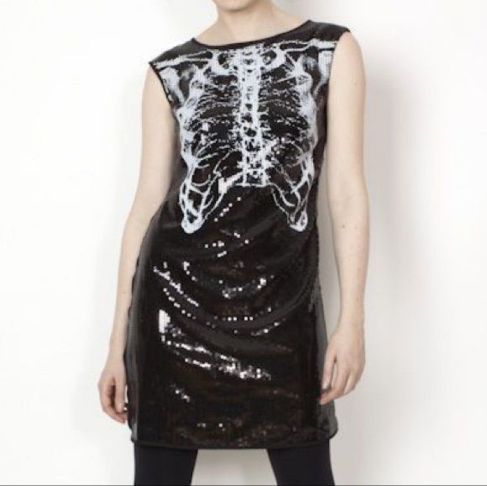 Rodarte for Target sequin skeleton dress